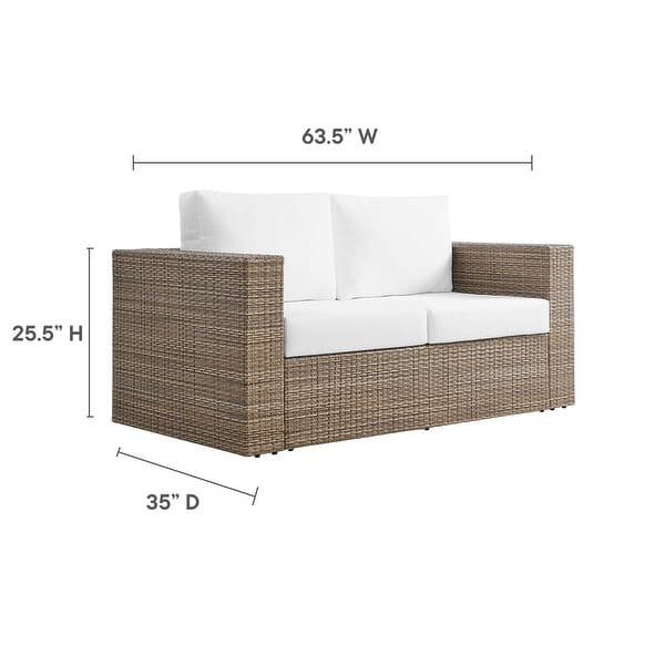 dimension image slide 0 of 2, Convene Outdoor Patio Outdoor Patio Loveseat