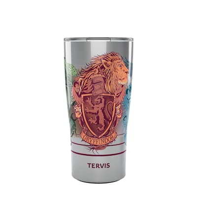 Tervis Traveler Harry Potter Illustrated Crests Triple Walled Insulated Travel Tumbler, Stainless Steel - 20oz