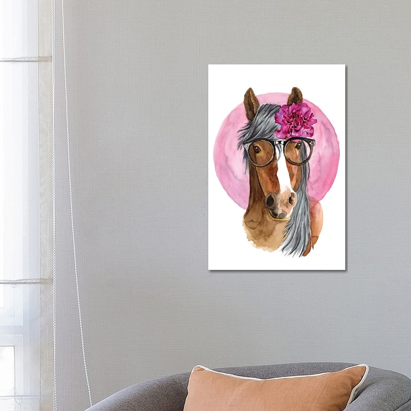 iCanvas "A Fabulous Horse" by Heather Perry Canvas Print - 26x18x1.5