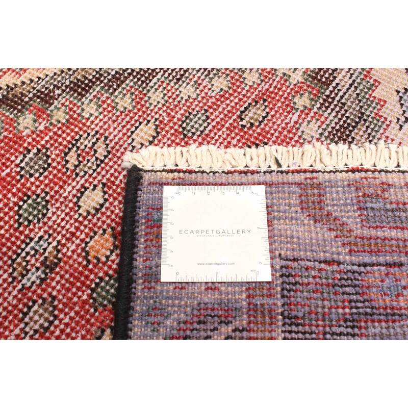 ECARPETGALLERY Hand-knotted Antalya Vintage Red Wool Rug - 4'6 x 6'3