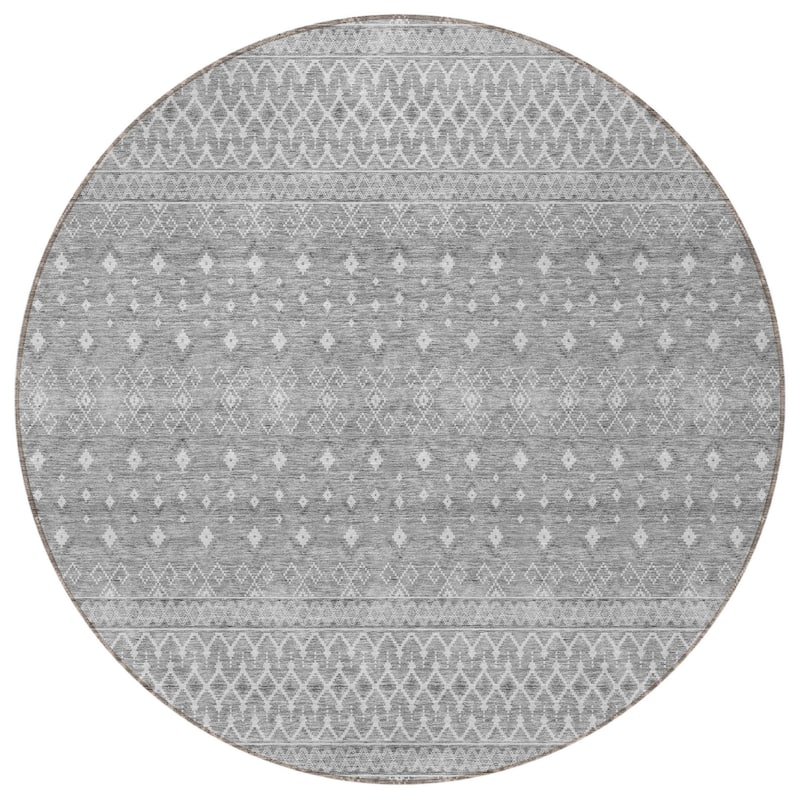 HomeRoots Tribal Transitional Rectangle Outdoor Rug