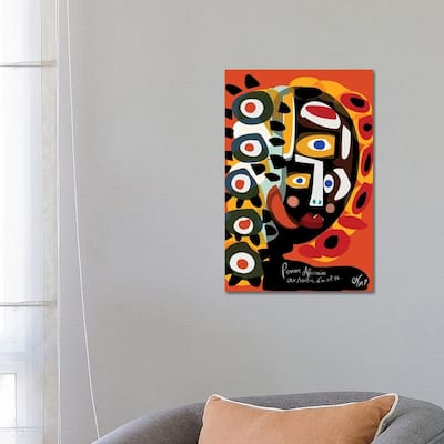 iCanvas "African Woman Is Dreaming" by Emmanuel Signorino Canvas Print