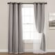preview thumbnail 147 of 146, Lush Decor Grommet Sheer Panel Pair with Insulated Blackout Lining