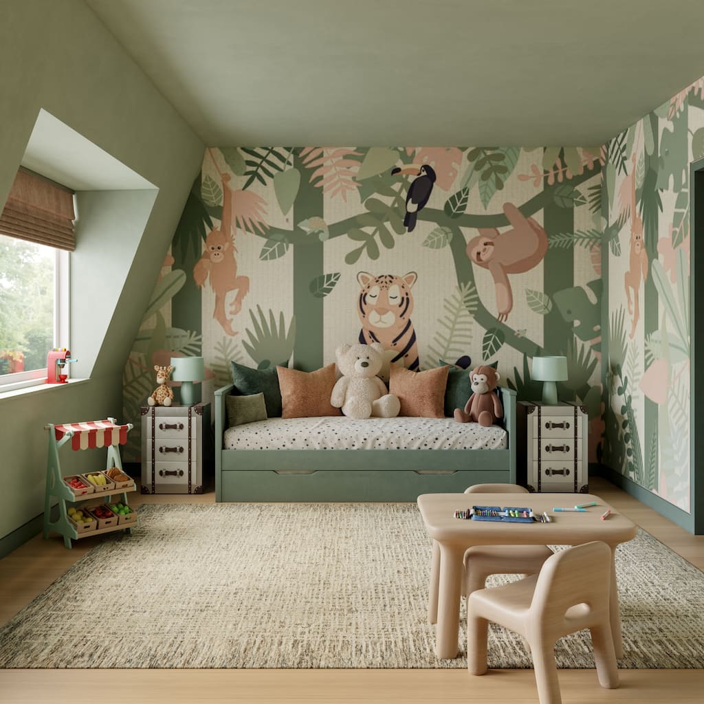 Nourison Vail Textured Wool Modern Crosshatch Area Rug