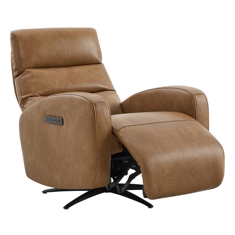 Spruce & Spring Triple-Motor Power Swivel Recliner Chair with Power Headrest