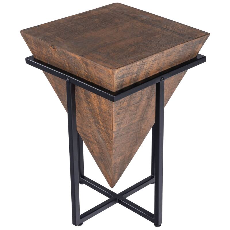 Butler Gulnaria Wood & Metal Accent Table - Natural - Wood