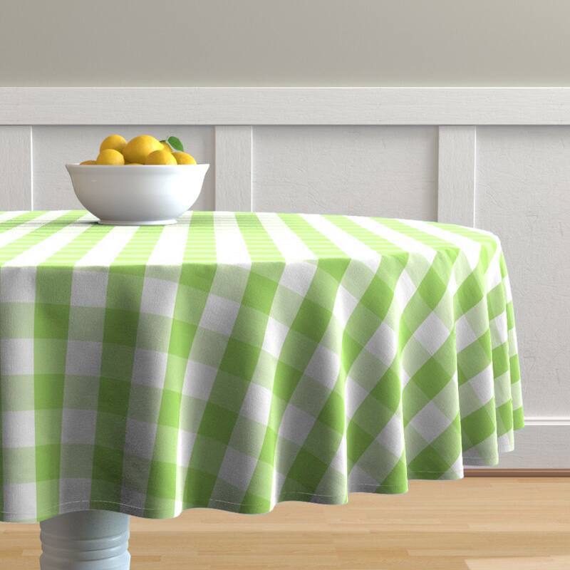 Fabstyles Country Check Cotton Tablecloth
