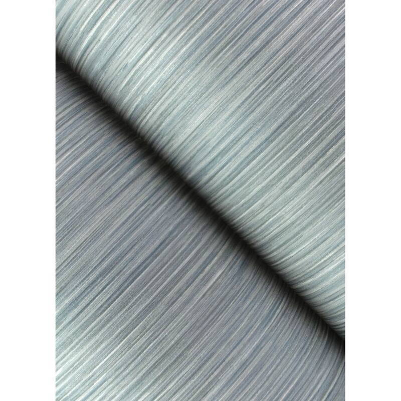 A-Street Prints Largo Turquoise Striated Wallpaper