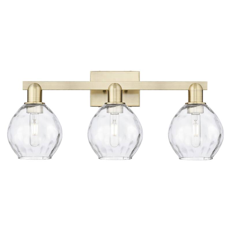 Innovations Lighting 716-3W-11-25 Waverly Vanity Waverly 3 Light 25" - Antique Brass / Clear
