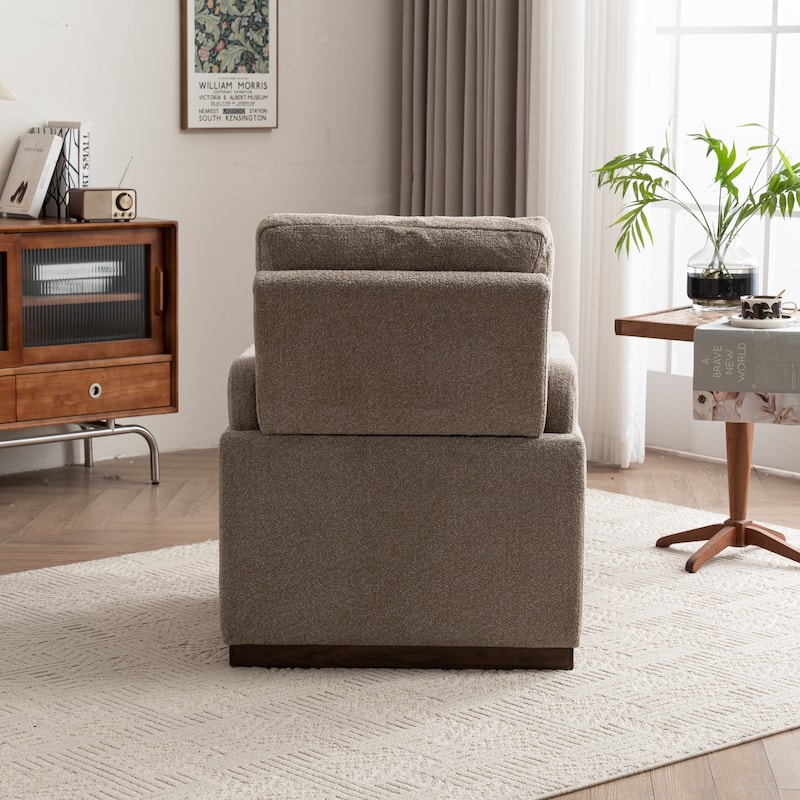 Accent Chair, Oversized Armchair, Modern Comfy Reading Chair