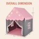 preview thumbnail 13 of 13, Breathable Kids Play Tent with Mesh Windows and Star Lights - 41.5" x 48" x 53.5" (L x W x H)