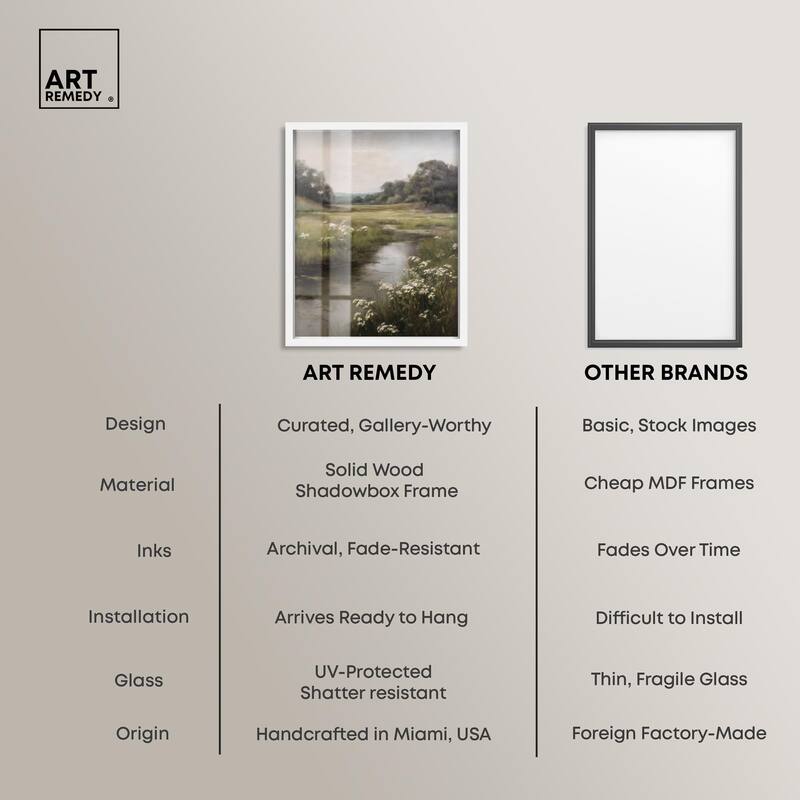 Quiet Waters Shadowbox by Art Remedy