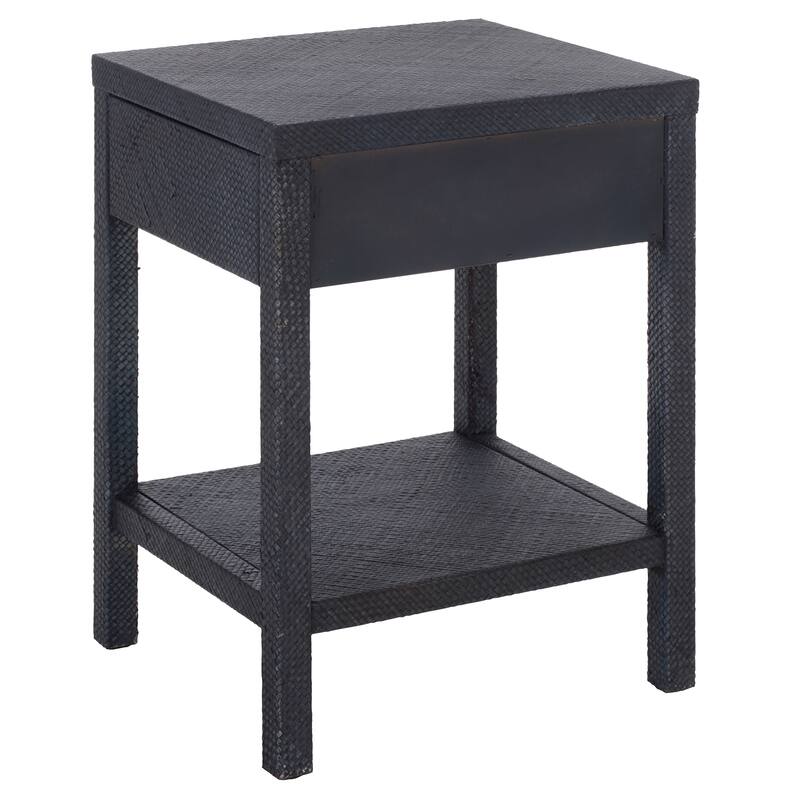 SAFAVIEH Home Epke 1-Drawer 1-Shelf Accent Table - 17"W x 15"D x 24"H