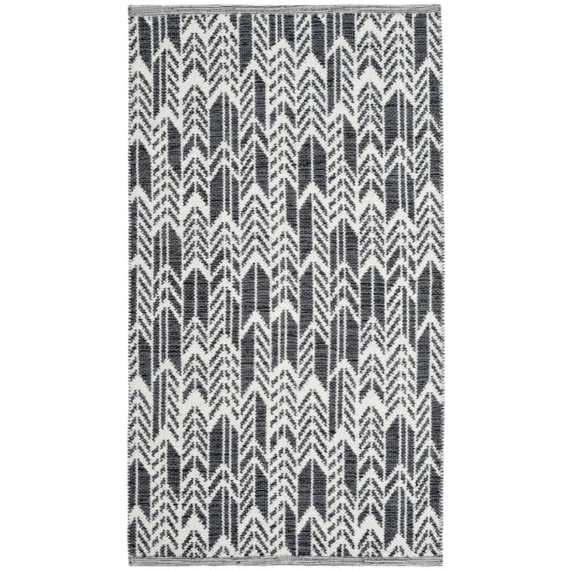 SAFAVIEH Handmade Flatweave Montauk Sjan Casual Cotton Rug