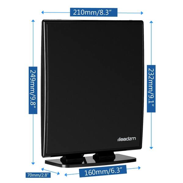 Indoor Digital TV HDTV Antenna UHF/VHF/1080p 4K with stand - On Sale -  Overstock - 31165280