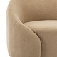 preview thumbnail 32 of 39, Velvet Boucle Upholstered Accent Chairs Swivel Barrel Chair (Set of 2)