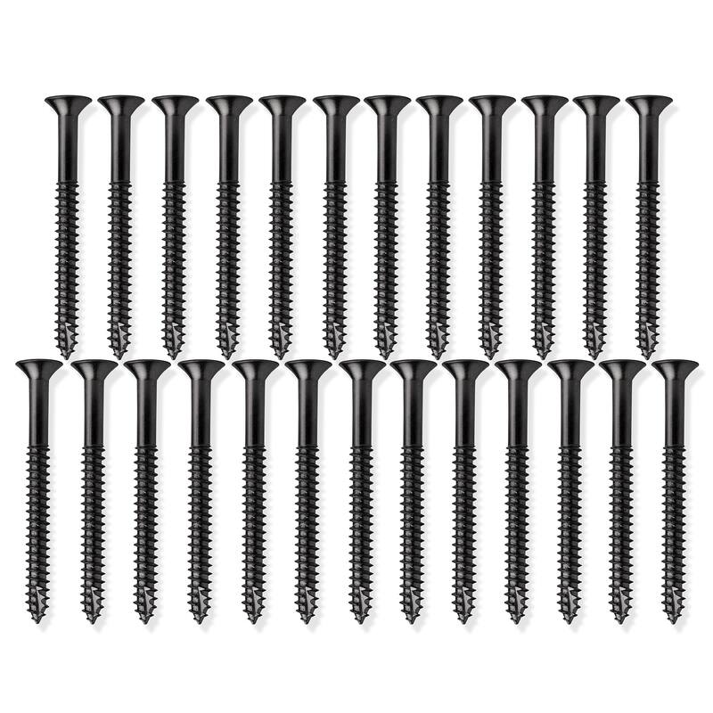 Wood Screws 9 x 214in for Door Hinges 25 pack