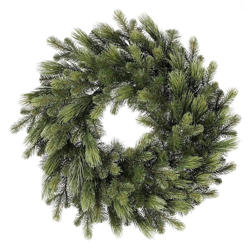 30" Deluxe Mix Pine Wreath 140T