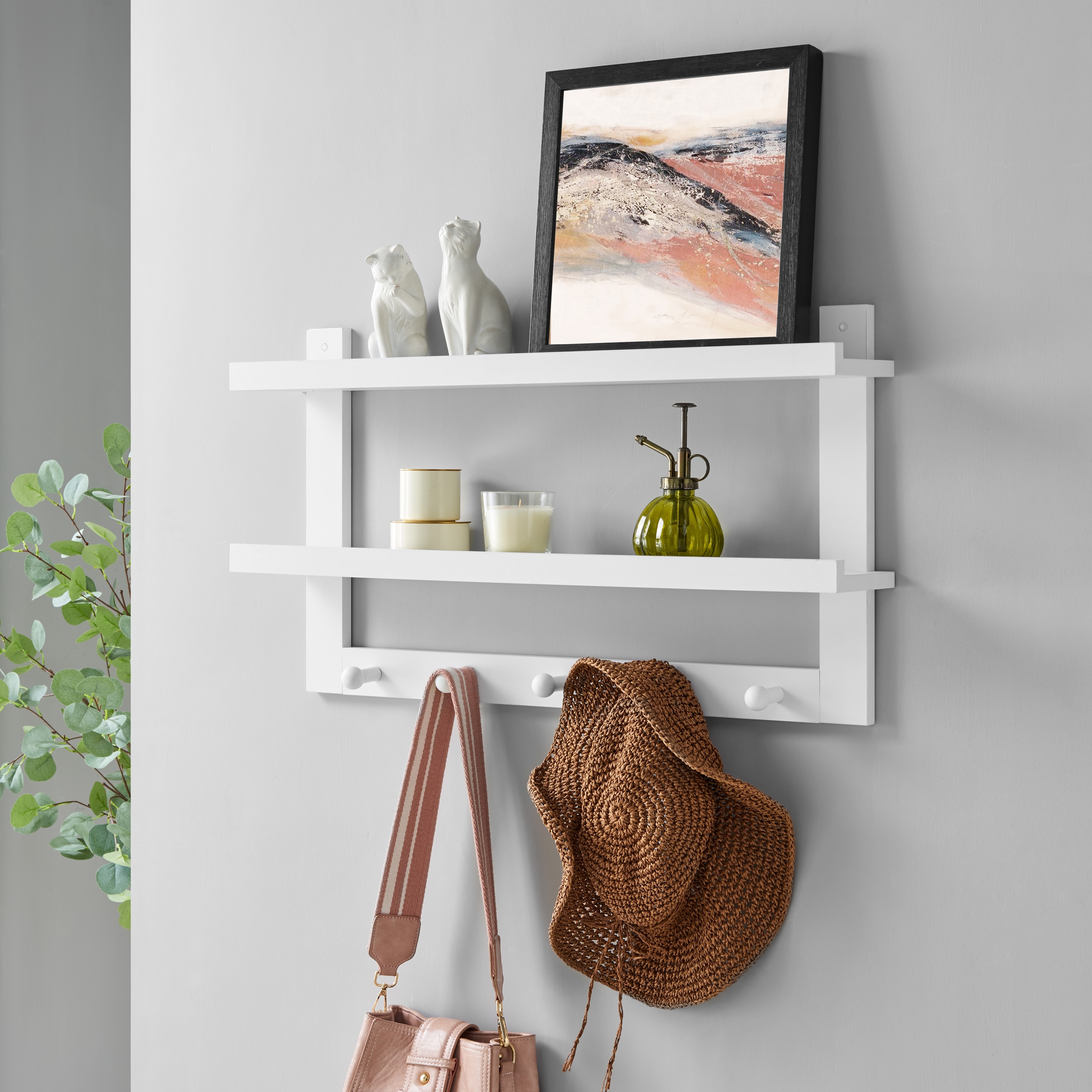 https://ak1.ostkcdn.com/images/products/is/images/direct/51fa2e13b6ec415ee9d9d1d66d9545f64c7368e9/Danya-B.-Two-Tier-Ledge-Shelf-Wall-Organizer-with-Five-Hanging-Hooks---Entryway-or-Bathroom.jpg
