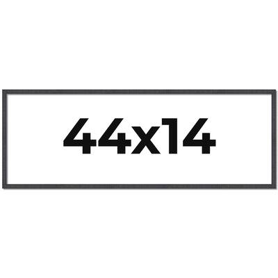 44x14 Frame Brown Solid Wood Picture Frame - Complete Modern Photo