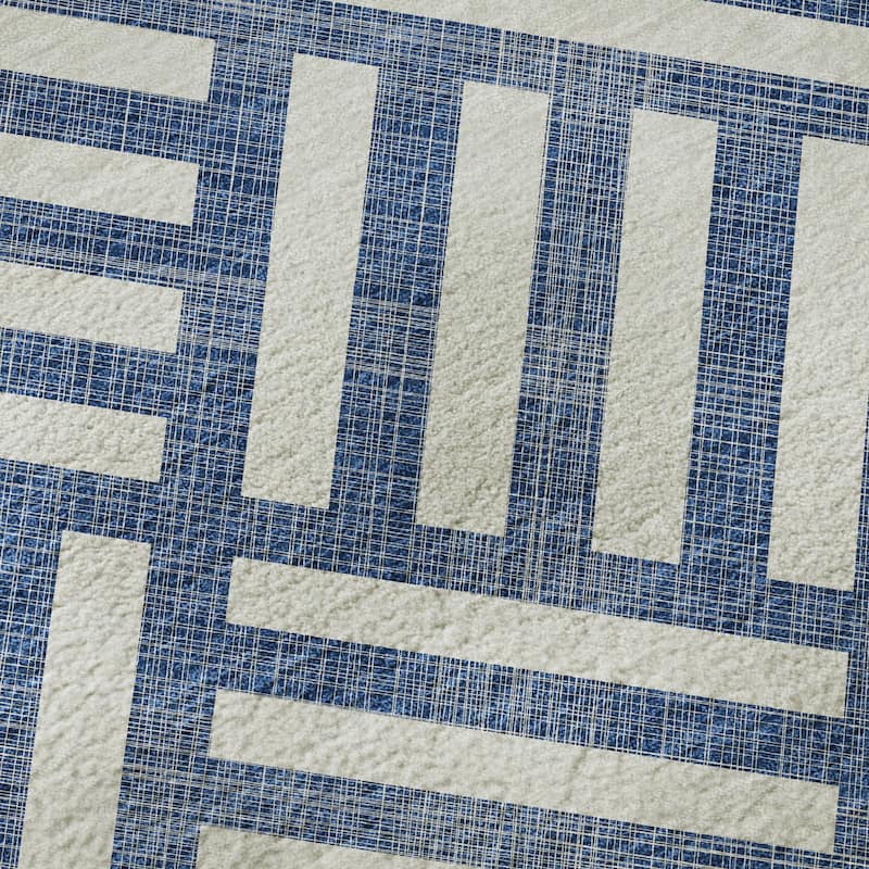 Premium Washable Super Soft Contemporary Mosaic Mayfield Rug