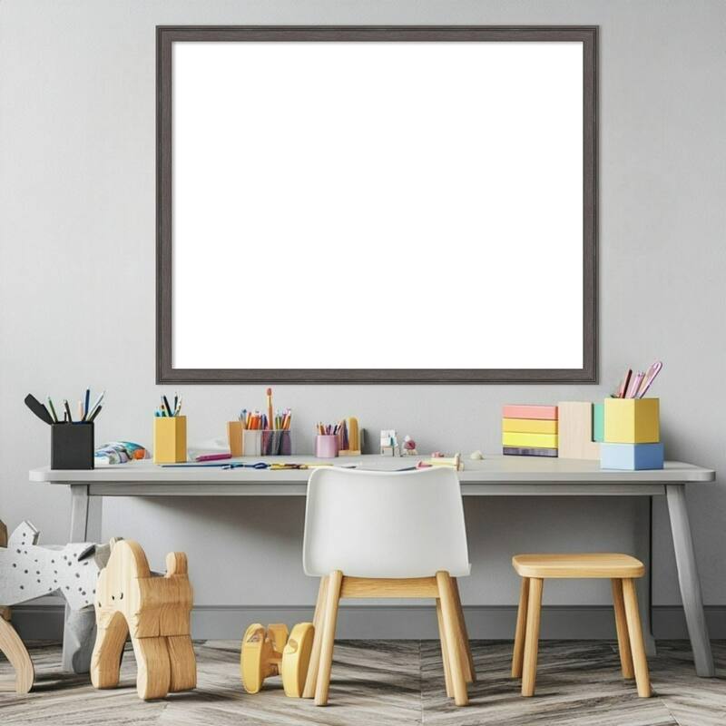 Amanti Art Florence Gold Framed Dry Erase Magnetic Board