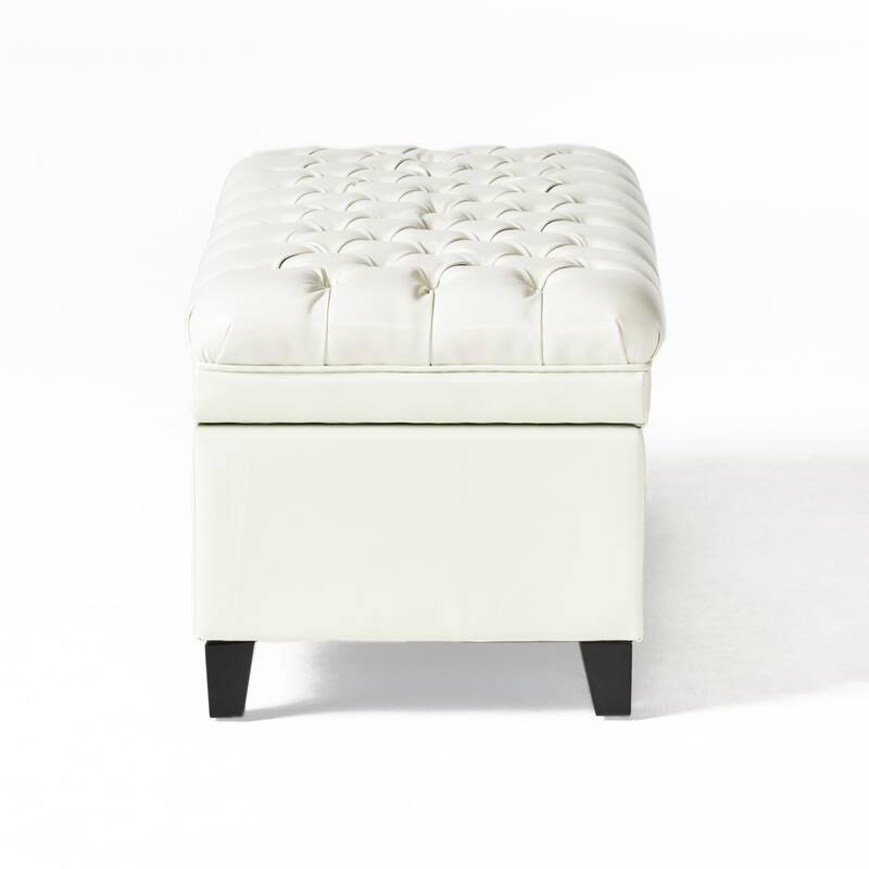 JULIANA Storage Ottoman - Stylish Upholstered Multi-Purpose Furniture