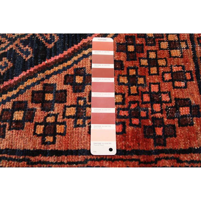 ECARPETGALLERY Hand-knotted Konya Anatolian Dark Copper Wool Rug - 3'7 x 8'0