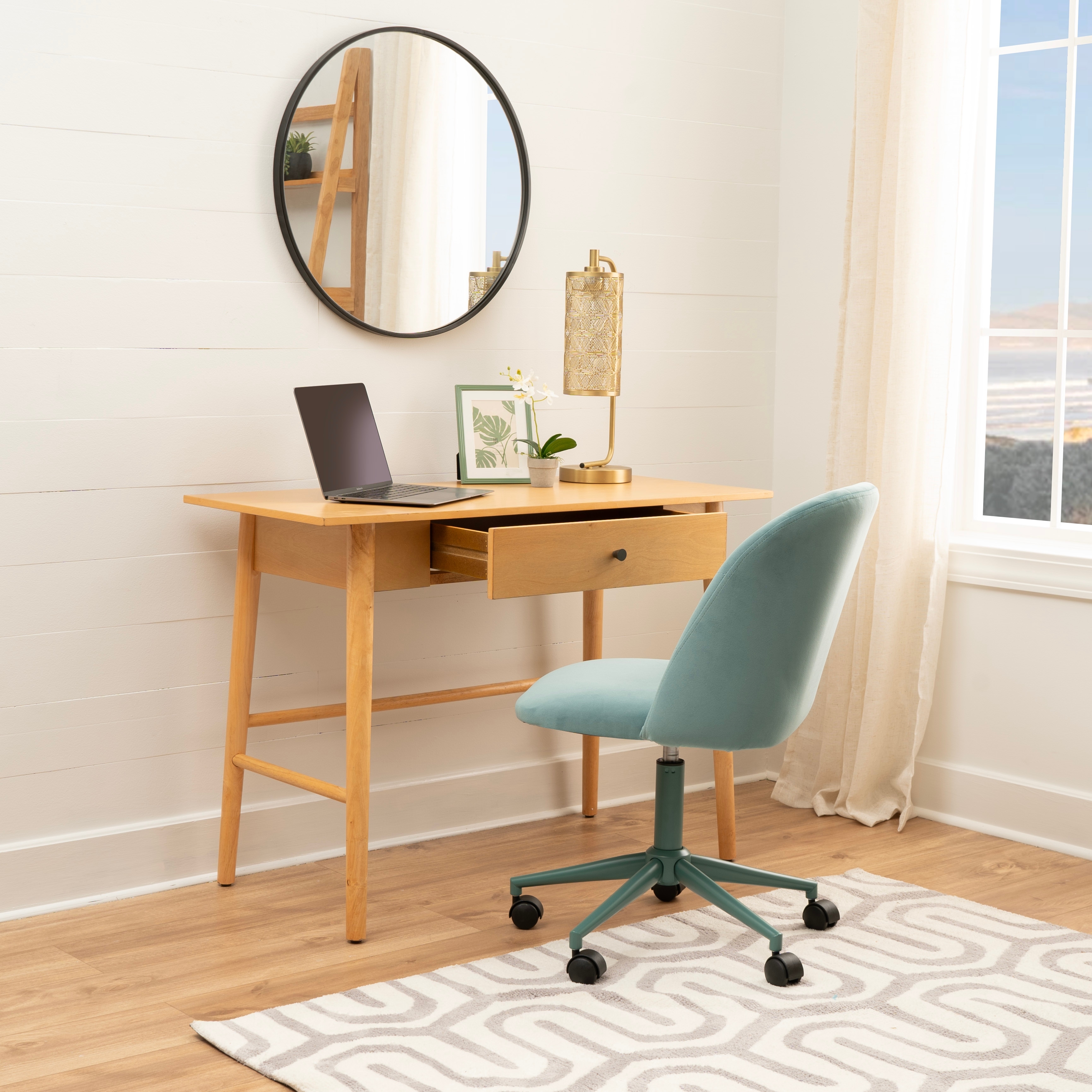 Linon Meade Mid-Century Modern Desk - On Sale - Overstock - 17981903