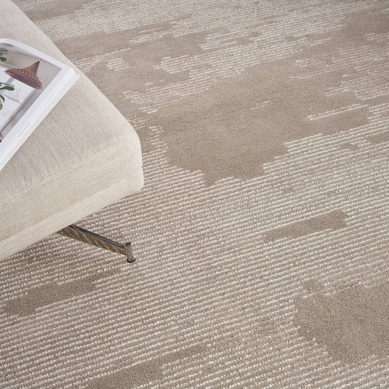 Michael Amini Star Shimmer Abstract Geometric Area Rug