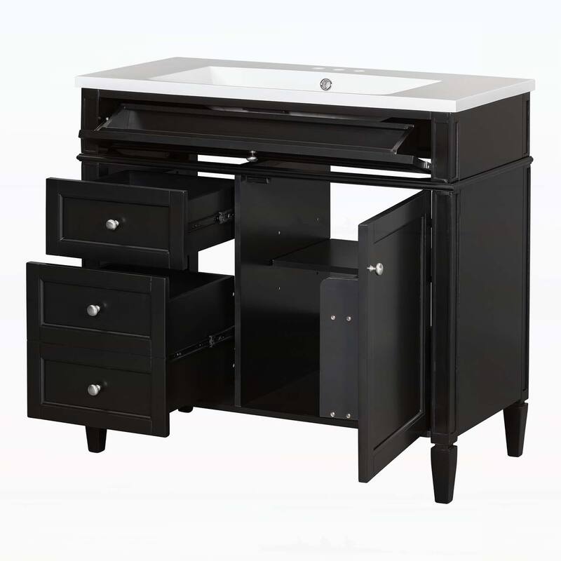 36'' Bathroom Vanity with Top Sink