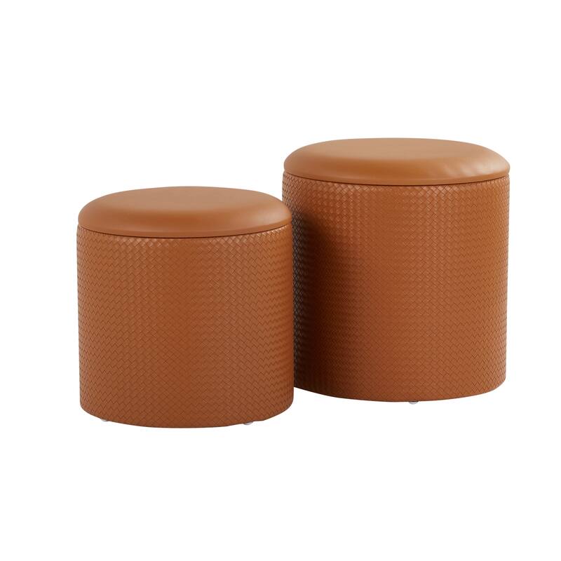 Porch & Den Roy Nesting Ottoman Set