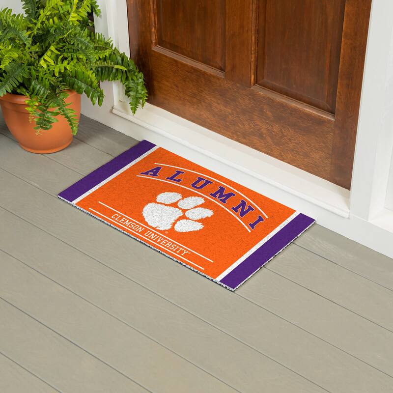 28 in. x 16 in. Clemson University Alumni Full Color PVC Door Mat