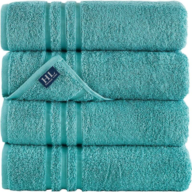 Bath Towels 4 Pack Soft and Absorbent, Premium Quality Perfect for