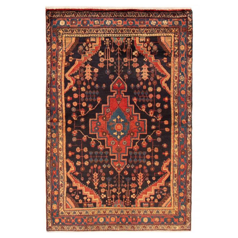 Anadol Navy Rug 4'7" x 7'0" - 4'7 x 7'0 - Dark Navy - 4'7 x 7'0