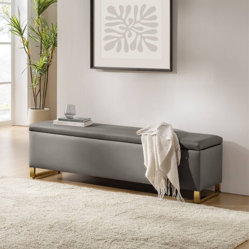 Rebeca Modern Storage Bench with Ottomans by HULALA HOME