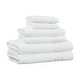 preview thumbnail 10 of 18, Copper Grove Tracadie Turkish Cotton 6-piece Terry Bath Towel Set White