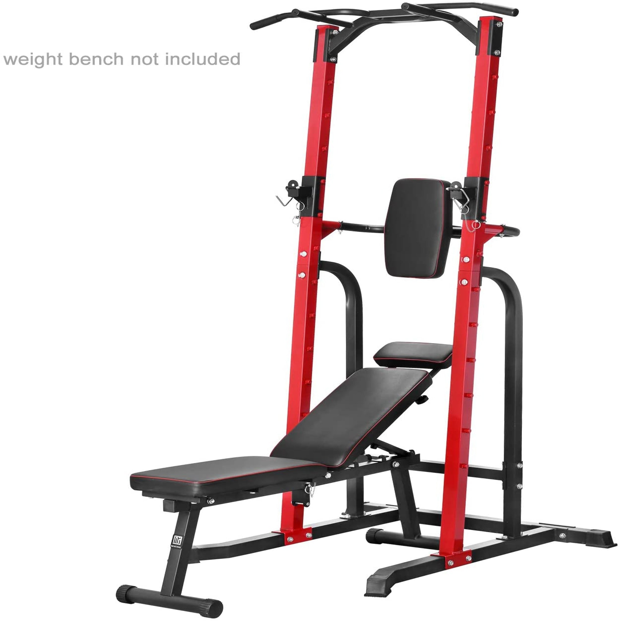 Ainfox Power Tower with Pull Up Bars Workout Dip Stands Strength Training Fitness Equipment