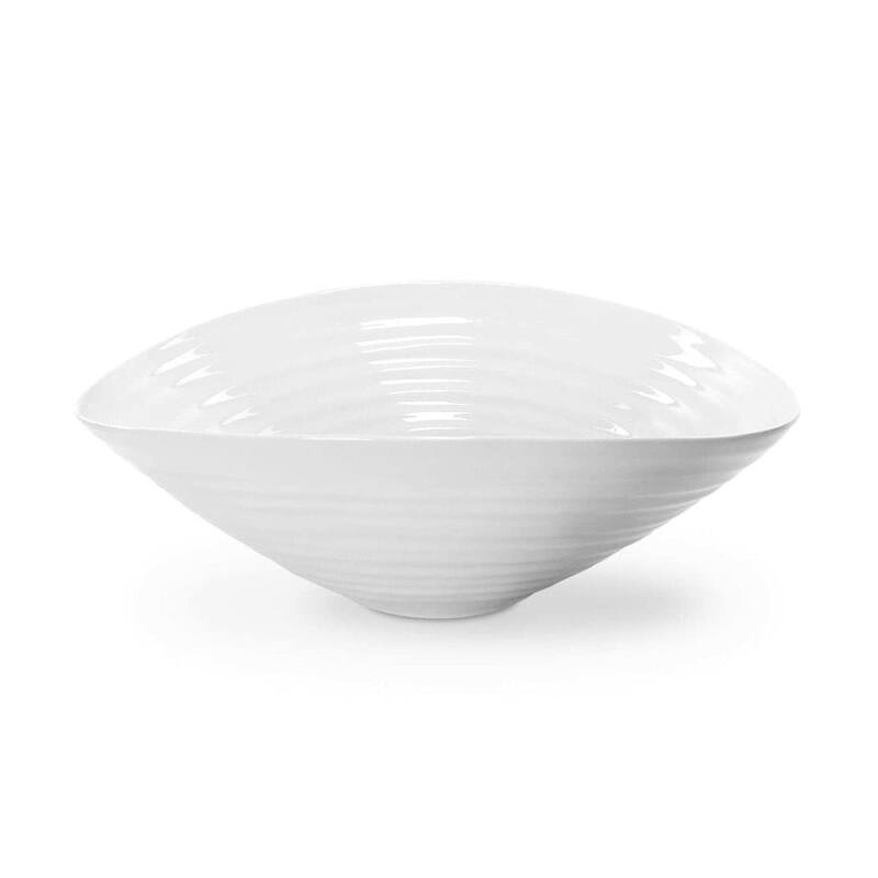 Portmeirion Sophie Conran White Large Salad Bowl - 13 inch