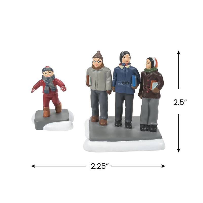 Dept 56 a Christmas Story C'mon Guys Wait Up Christmas Figure