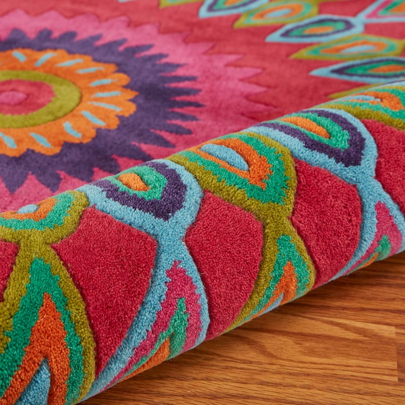 Sevita Vibra Contemporary Hand-Rufted Wool Indoor Area Rug