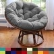 preview thumbnail 1 of 25, Bali 42-inch Rattan Papasan Chair with Twill Cushion