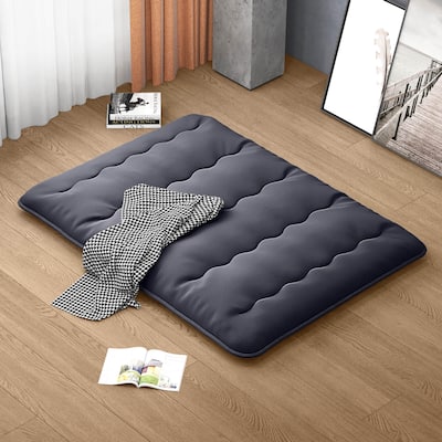 Roll-up Sleeping Cot Portable Futon Mattress w/Washable Cover