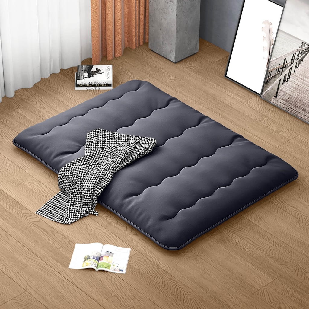 Roll-up Sleeping Cot Portable Futon Mattress w/Washable Cover