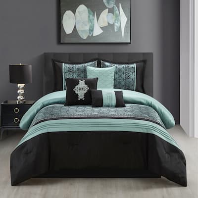 Nanshing Shelly 7 Piece Transitional Comforter Set
