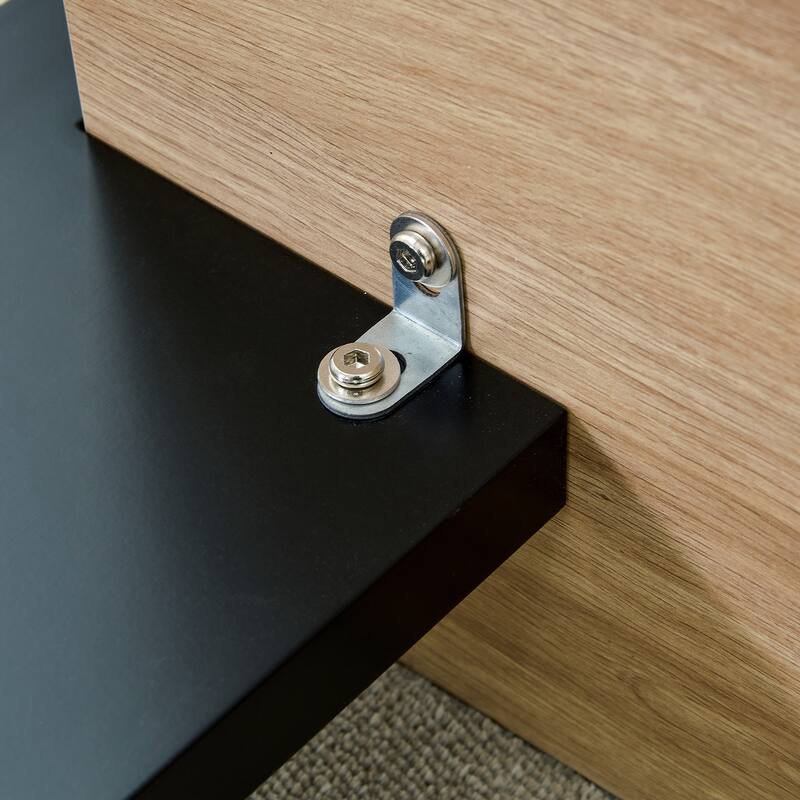Modern MDF Coffee Table - Minimalist Design, 39.3" L