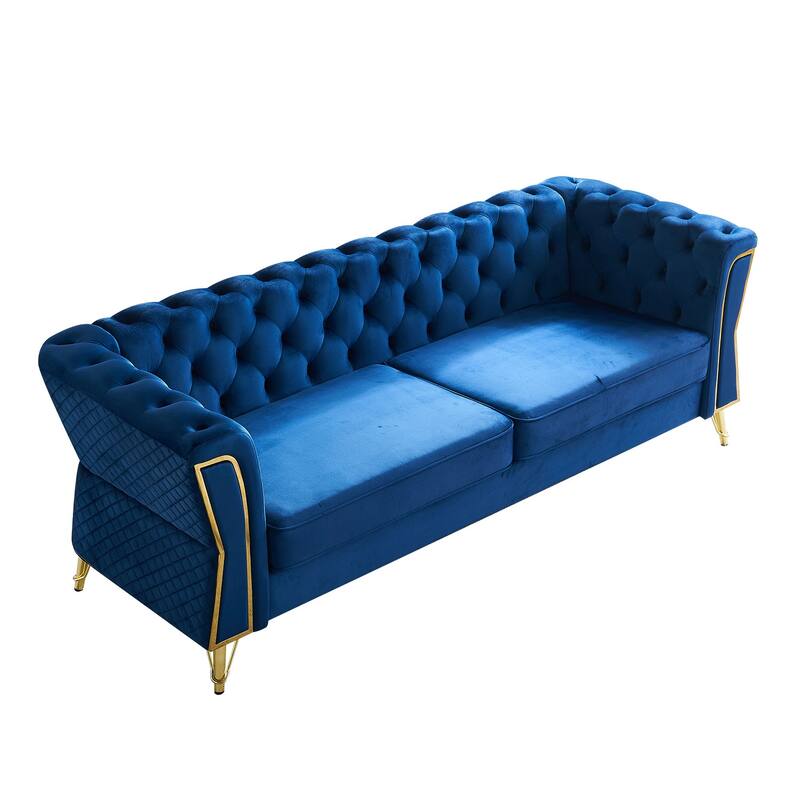 Modern Tufted Velvet Sofa