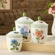 preview thumbnail 4 of 3, Certified International Mirabella 3 Piece Canister Set - 7.00"L x 7.00"W x 10.25"H