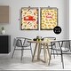 preview thumbnail 23 of 30, Stupell Taco Tuesday and Truck Patterned Framed Floater Canvas Wall Art Design By Dina Riddle (Set of 2)