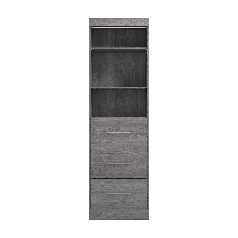 Nebula 25W Closet Organizer with Drawers by Bestar